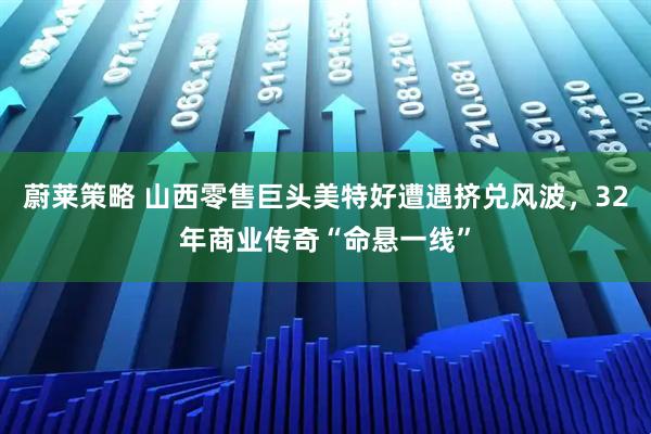 蔚莱策略 山西零售巨头美特好遭遇挤兑风波，32年商业传奇“命悬一线”